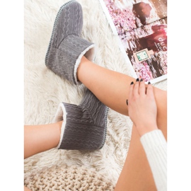 VINCEZA -tossut harmaa 1