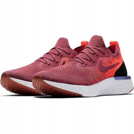 Nike Epic React Flyknit W AQ0070 601 juoksukengät punainen 1