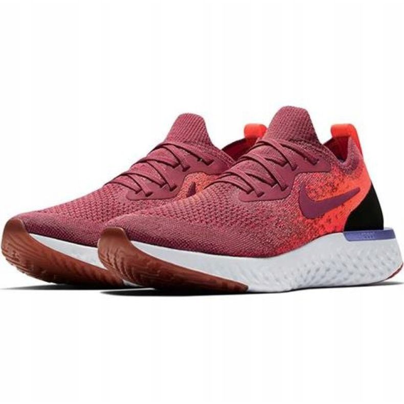 Nike Epic React Flyknit W AQ0070 601 juoksukengät punainen 1
