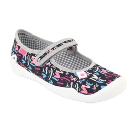 Befado lasten kengät 114Y373 laivastonsininen vaaleanpunainen monivärinen 1