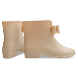 Wellington -saappaat, joissa rusetti 502A Beige 2