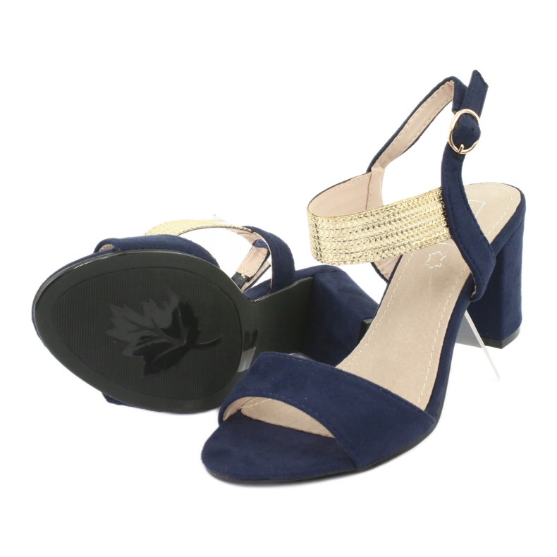 Sandaalit Filippo DS817 tummansininen / kultainen 5