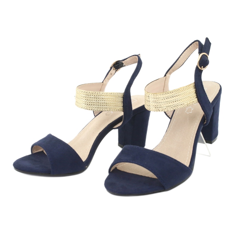 Sandaalit Filippo DS817 tummansininen / kultainen 3