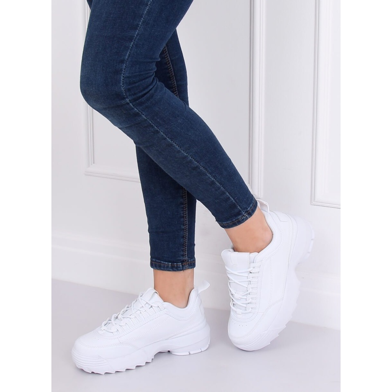 Valkoinen DSC81-2 Valkoiset urheilukengät 2