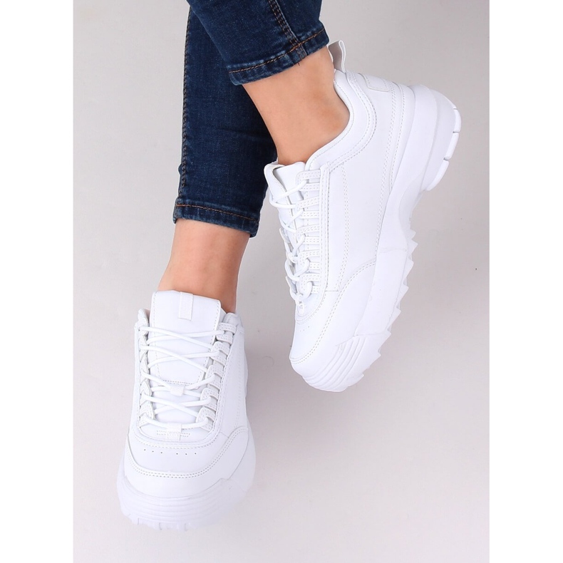 Valkoinen DSC81-2 Valkoiset urheilukengät 1