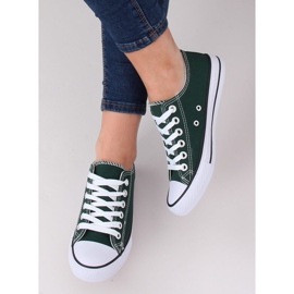 Vihreät klassiset naisten lenkkarit 7050Y Green 1