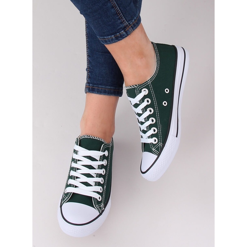 Vihreät klassiset naisten lenkkarit 7050Y Green 1