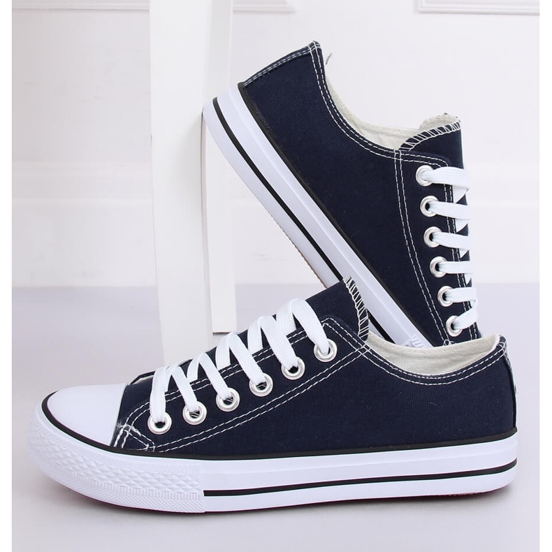 Naisten tummansiniset klassiset lenkkarit 7050Y Dk Blue laivastonsininen 2