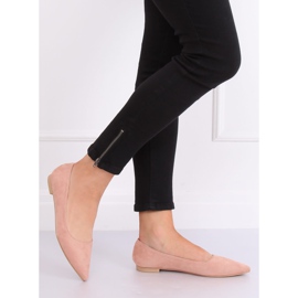 Vaaleanpunaiset ballerinat A822 Pinkki vaaleanpunainen 1