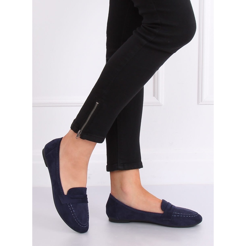 Naisten tummansiniset loafers B2030 Dk Blue tummansininen 2