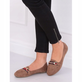 Naisten beige -kengät B2027 Khaki 1