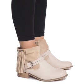 Sisustettu saappailla 341-PA Beige 1