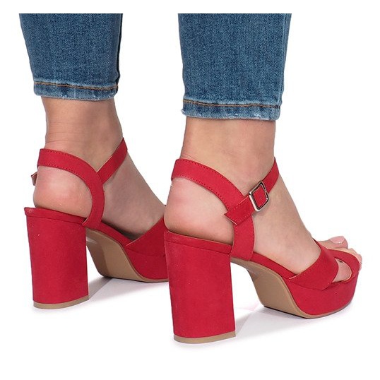 Enmore Red Heel Sandaalit punainen 1