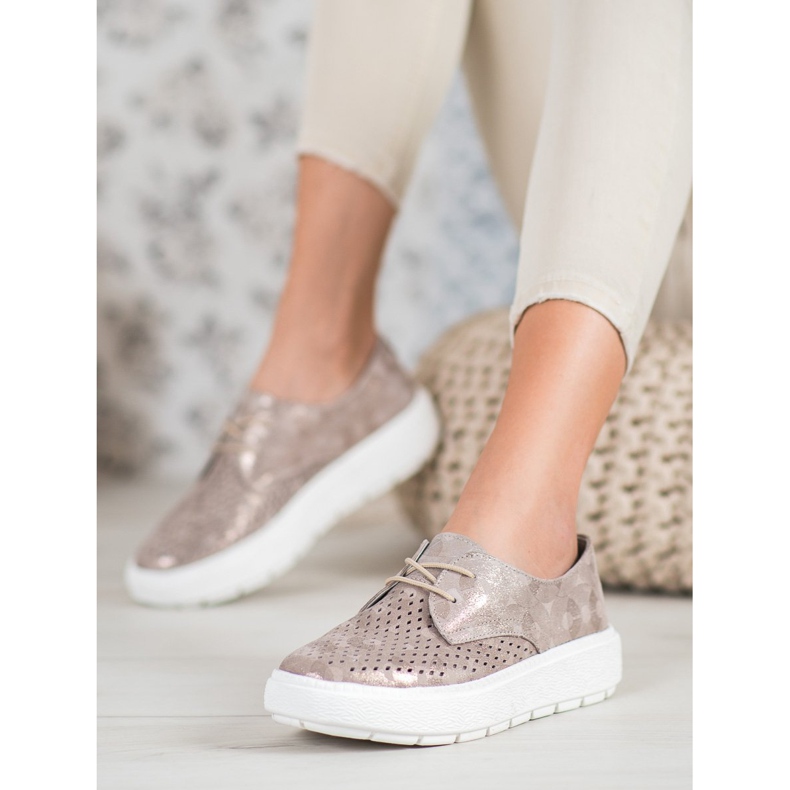 Goodin Kevyet nahkakengät monivärinen keltainen 1