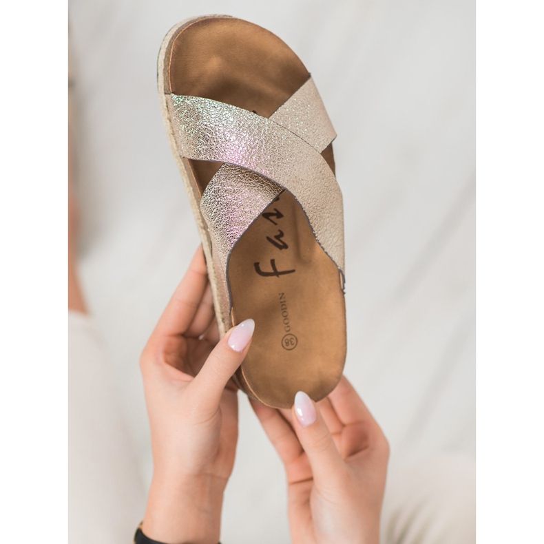 Goodin Mukavat kultaiset tossut kultainen 1