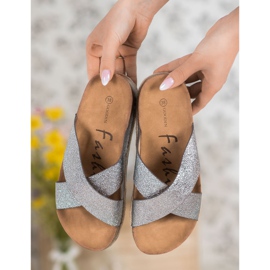 Goodin Mukavat hopeatossut harmaa 1