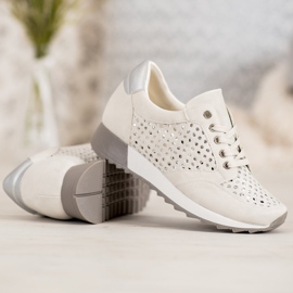 Kylie Avoimet kengät alustalla ruskea 1