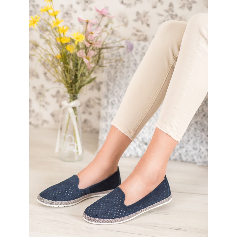 Goodin Nahkaiset avoimet herrat laivastonsininen 1