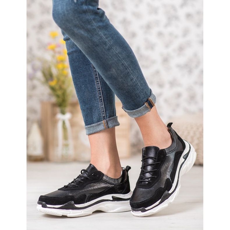 Goodin Mustat nahkaiset lenkkarit 2