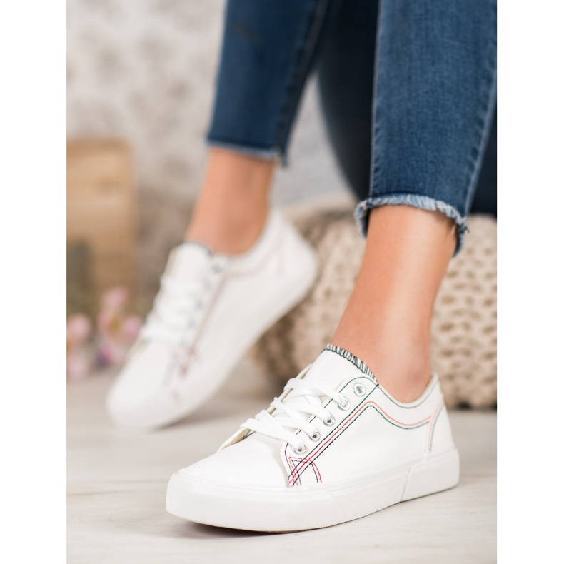 Kylie Valkoiset lenkkarit valkoinen 2