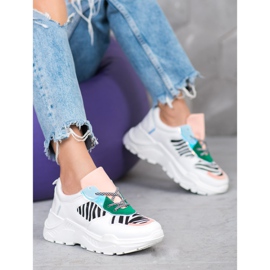 SHELOVET Muoti Lenkkarit valkoinen monivärinen 1