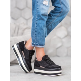 Seastar Tennarit alustalla musta harmaa 2