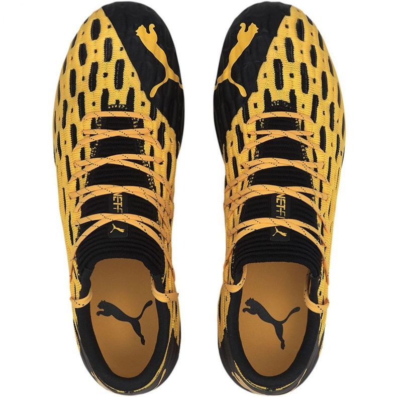 Puma Future 5.1 Netfit Low Fg Ag M 105791 02 jalkapallokengät keltainen keltainen 1
