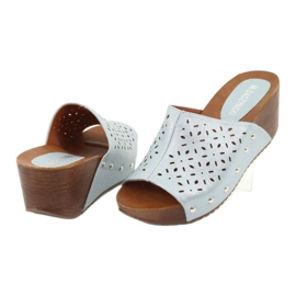 M.Daszyński Naisten kiilatossut Daszyński SA144-8 sininen 4