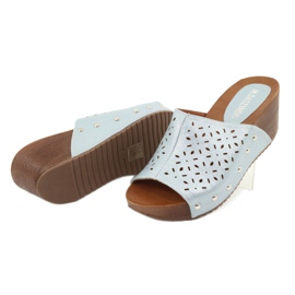 M.Daszyński Naisten kiilatossut Daszyński SA144-8 sininen 5