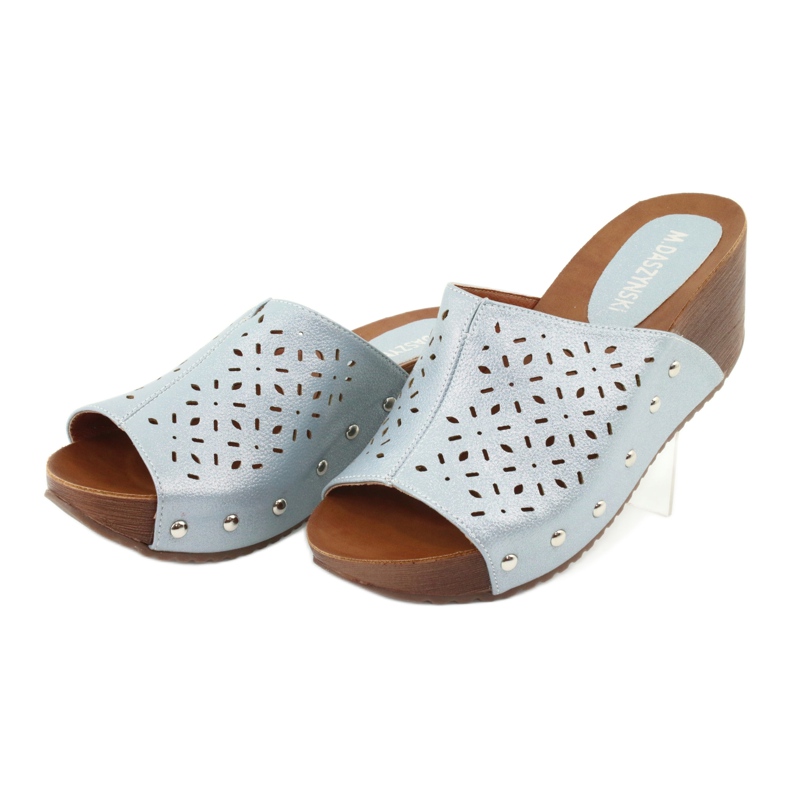 M.Daszyński Naisten kiilatossut Daszyński SA144-8 sininen 3