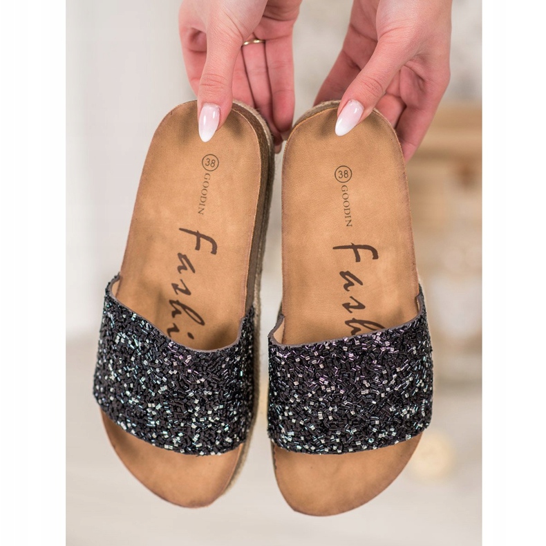 Goodin Muodikkaat naisten tossut musta 2