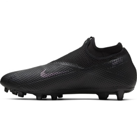 Nike Phantom Vsn 2 Academy Df FG / MG M CD4156-010 jalkapallokengät musta musta 2