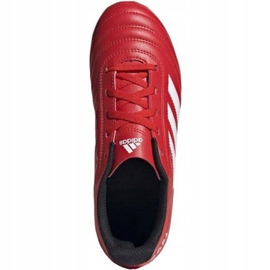 Adidas Copa 20.4 Fg Jr EF1919 jalkapallokengät punainen appelsiinit ja punaiset 2