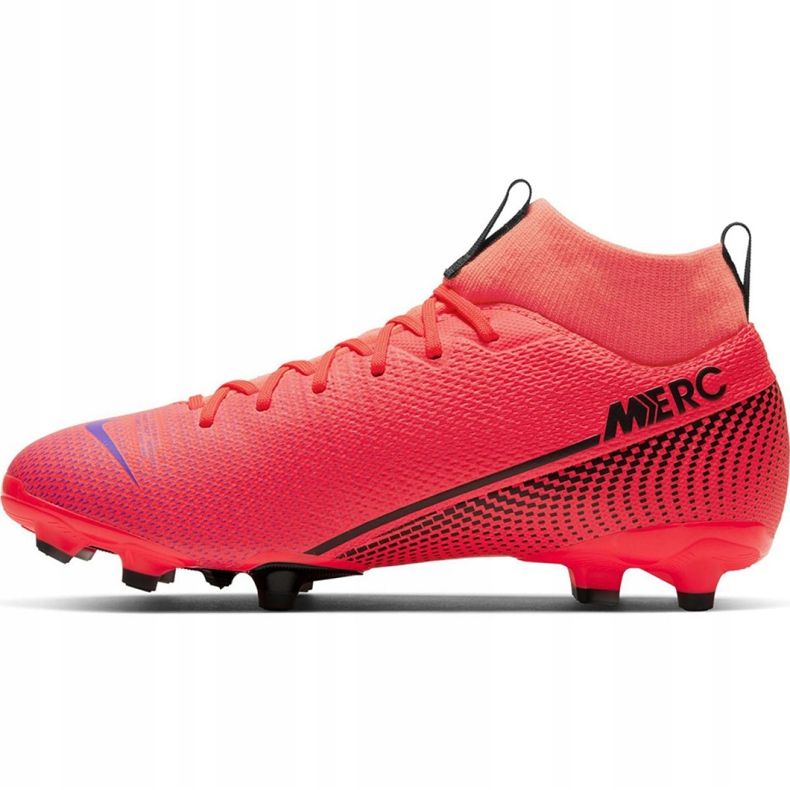 Nike Mercurial Superfly 7 Academy FG / MG Jr AT8120-606 jalkapallokengät punainen punainen 2