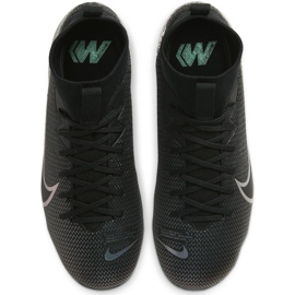 Nike Mercurial Superfly 7 Academy FG / MG Jr AT8120-010 jalkapallokengät musta musta 1
