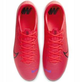 Nike Mercurial Vapor 13 Academy SG-Pro Ac M BQ9142-606 jalkapallokengät punainen punainen 1