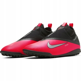 Nike React Phantom Vsn 2 Pro Df Tf M CD4174-606 jalkapallokengät punainen punainen 3