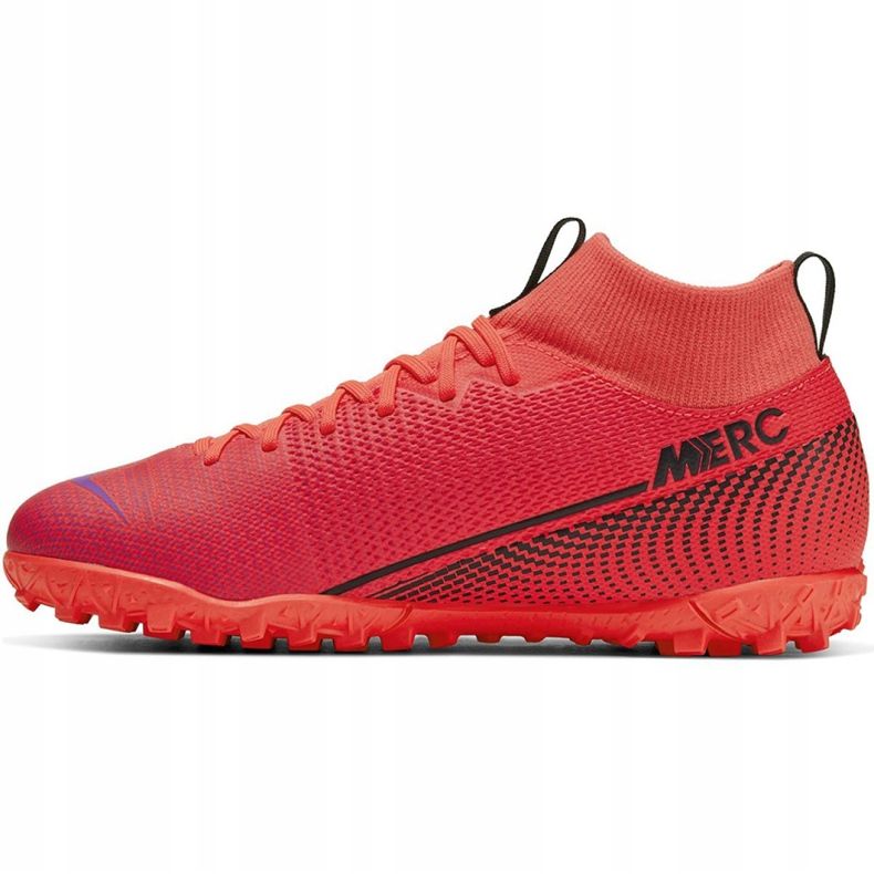 Nike Mercurial Superfly 7 Academy Tf M AT7978-606 jalkapallokengät punainen punainen 2 Nike Mercurial Superfly 7 Academy Tf M AT7978-606 jalkapallokengät punainen punainen 2