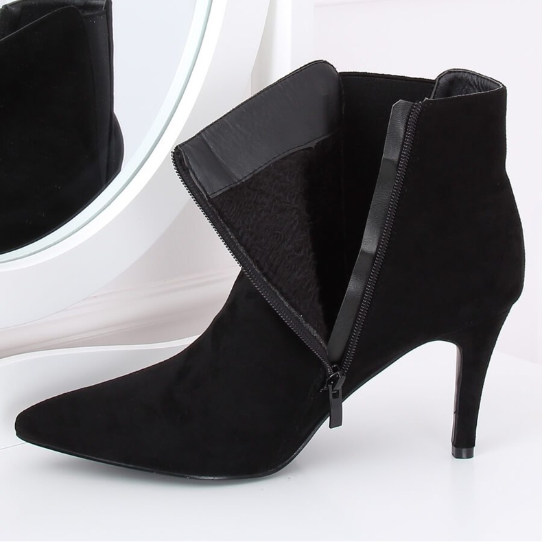 Mustat Chelsea-saappaat mokkanahka TX-1852 Musta 2