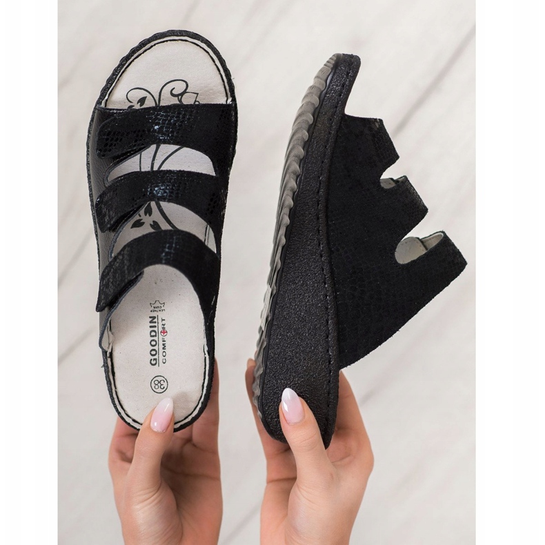 Goodin Mustat nahkatossut 2