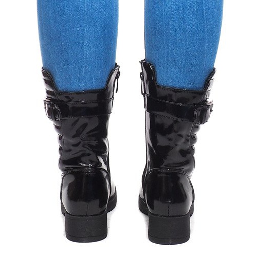 Lämmin saappaat F19 Musta 1