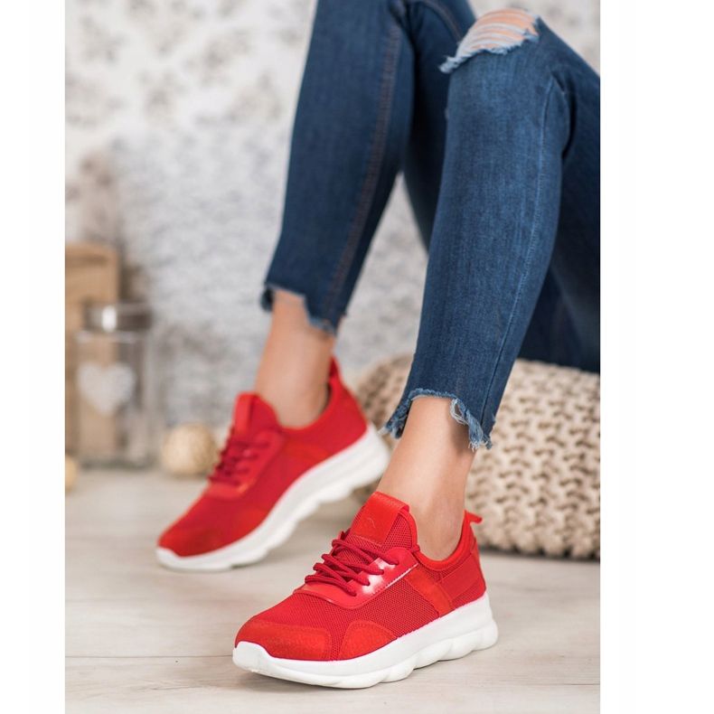 Marquiz Liukastettavat urheilukengät punainen 1