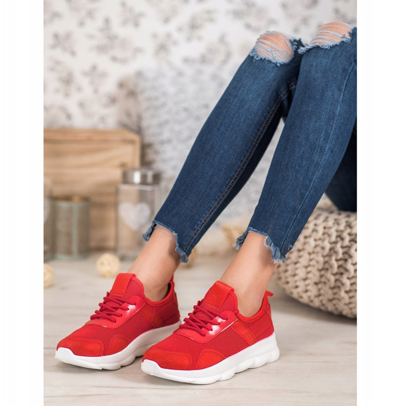 Marquiz Liukastettavat urheilukengät punainen 2