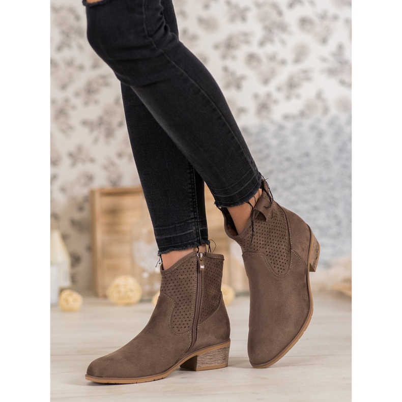 Filippo Avoimet cowboy -saappaat ruskea 2