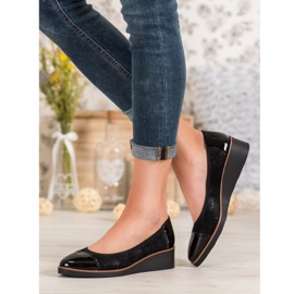 VINCEZA kiilamaiset ballerinat musta monivärinen 1