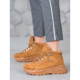 Queentina Mokkanahkaiset lenkkarit ruskea 1