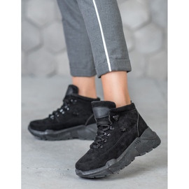 Queentina Mokkanahkaiset lenkkarit musta 1