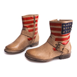 Lämmin saappaat Jodhpur saappaat Y350 Beige 2