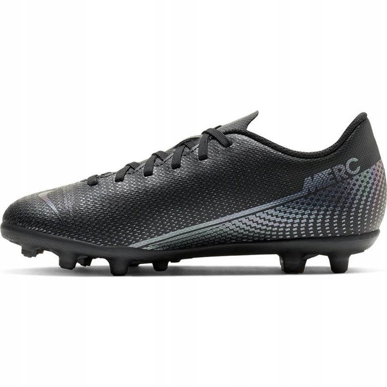 Nike Mercurial Vapor 13 Club FG / MG Jr AT8161-010 jalkapallokengät musta musta 2