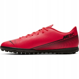 Nike Mercurial Vapor 13 Club Tf M AT7999-606 jalkapallokengät punainen punainen 2